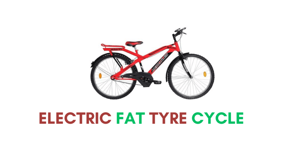 Electric Fat Tyre Cycle